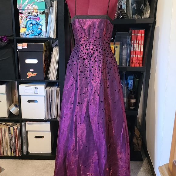 Morgan & Co. Dresses & Skirts - Morgan & Co. Purple Starry Prom Dress